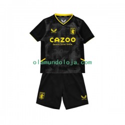 Camisola Aston Villa Criança Equipamento Terceiro 2022-2023 Manga Curta